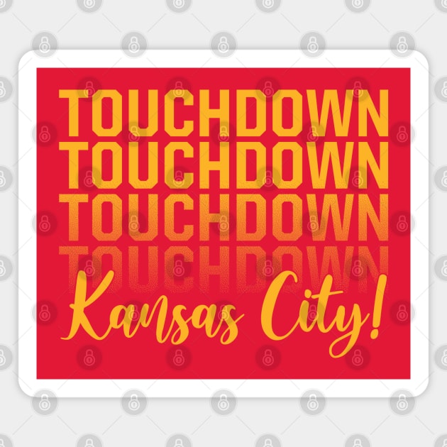 Touchdown Kansas City! Magnet by bellamuert3